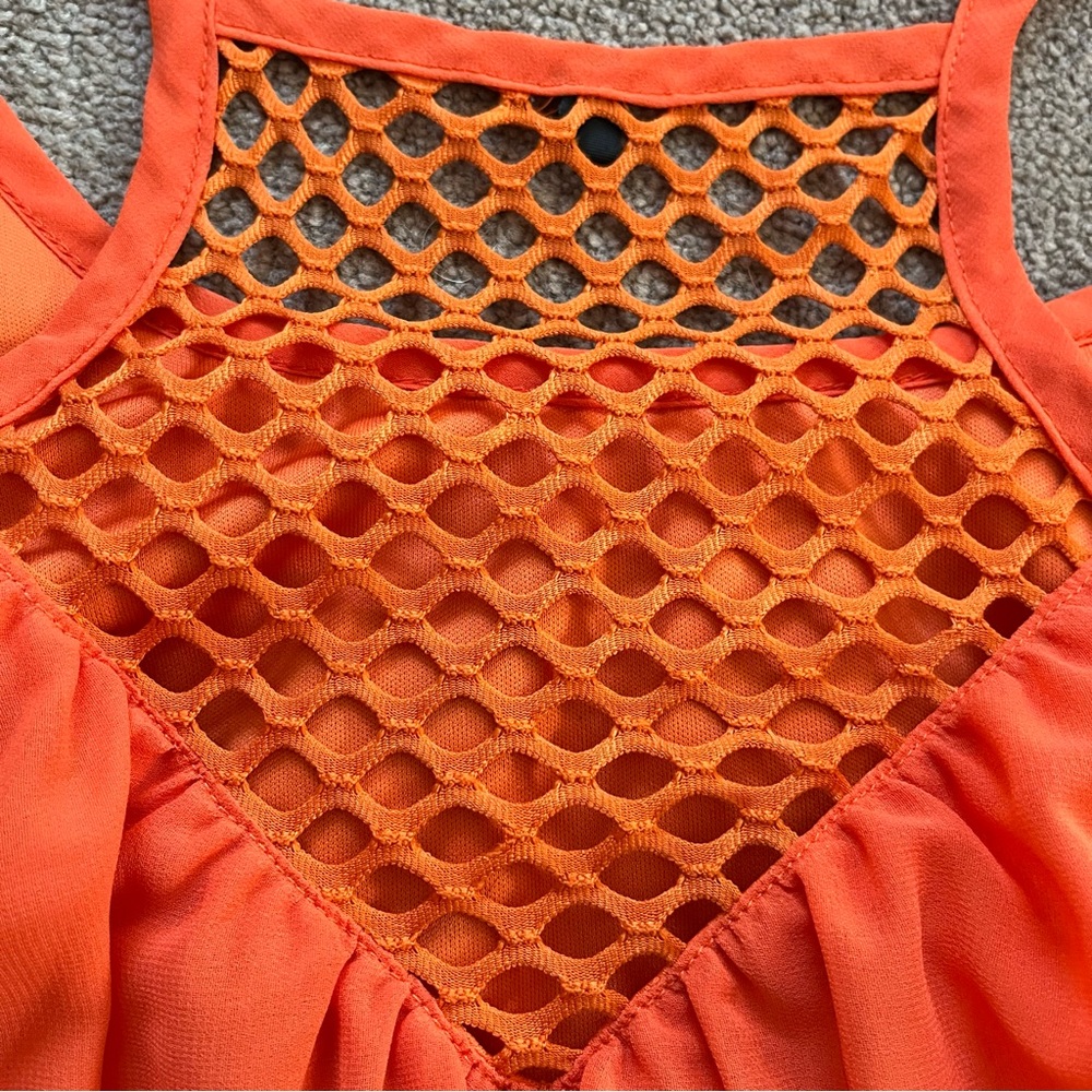 Women’s Flowy Lined Sundress with Lattice Back Detail Size Large - Picture 12 of 13